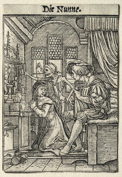 Dödsdansen: Nunnan av Hans Holbein the Younger