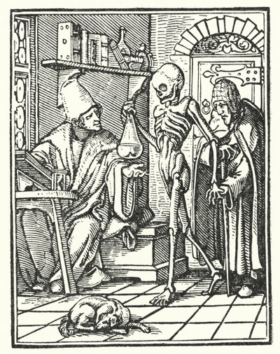 Döden och läkaren av Hans Holbein der Jüngere