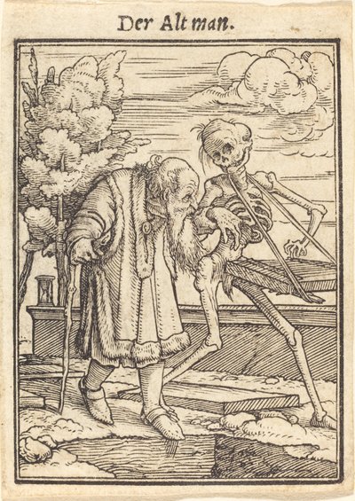 Där Alt man. av Hans Holbein der Jüngere