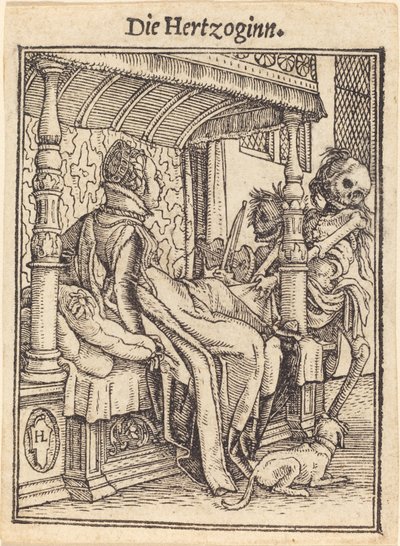 Hertiginnan. av Hans Holbein der Jüngere