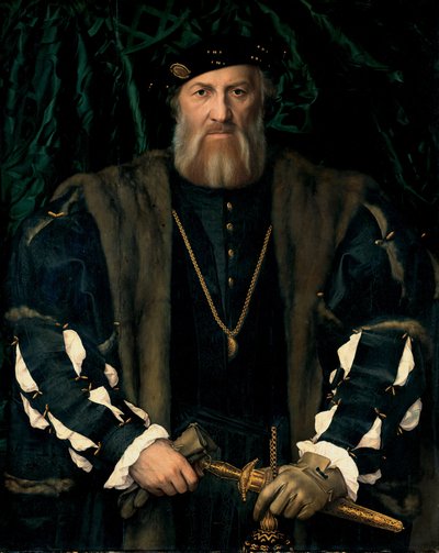 Franska: Charles de Solier, Sieur de Morette (1480-1552) Charles de Solier, Sieur de Morette av Hans Holbein the Younger