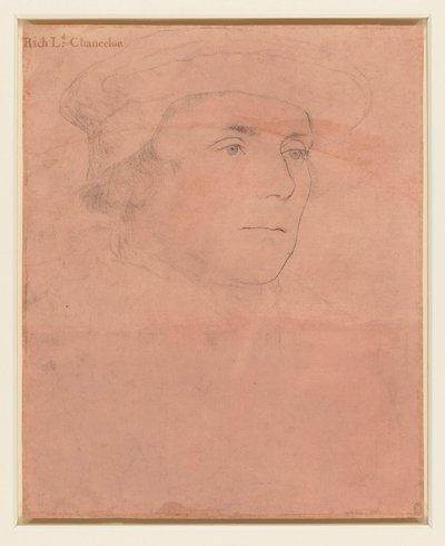 Hans Holbein den yngre - Sir Richard Rich, senare 1:e baron Rich (14967-1567) ca 1532-43 av Hans Holbein the Younger
