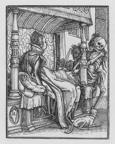 Holbeins Dödsdans: Hertiginnan av Hans Holbein der Jüngere