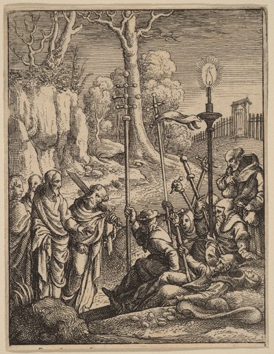 Jesus konfronterar sina belackare av Hans Holbein the Younger