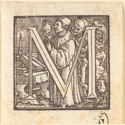 Bokstaven M. av Hans Holbein der Jüngere
