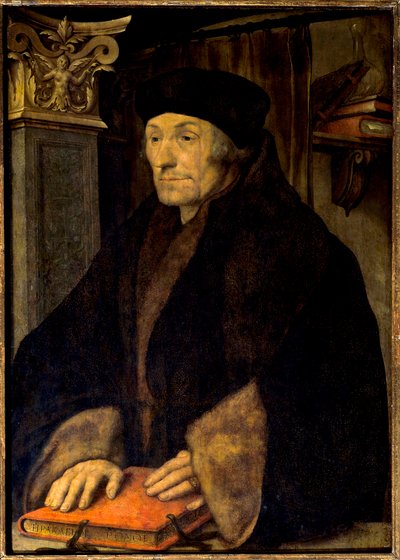 Porträtt av Erasmus av Rotterdam av Hans Holbein der Jüngere
