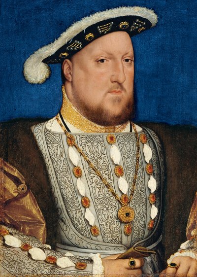 Porträtt av Henrik VIII (1491-1547) av Hans Holbein the Younger