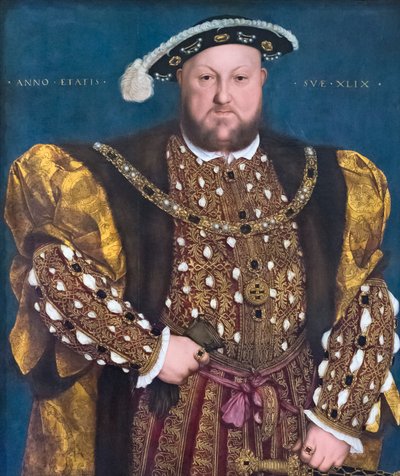 Porträtt av Henrik VIII av Hans Holbein der Jüngere