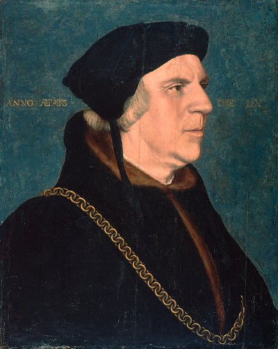 Porträtt av Sir William Butts, 1543 av Hans Holbein der Jüngere