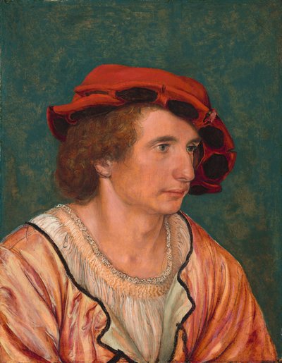 Porträtt av en ung man av Hans Holbein the Younger