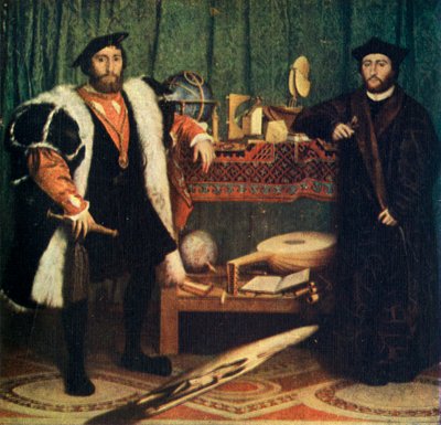 Ambassadörerna, 1533, 1909 av Hans Holbein der Jüngere