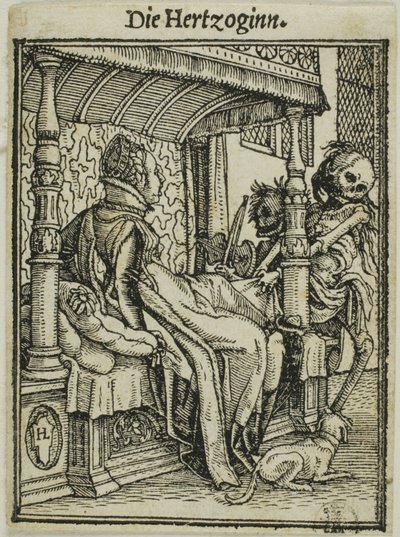 Hertiginnan av Hans Holbein the Younger