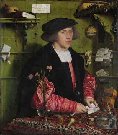 Köpmannen Georg Gisze av Hans Holbein the Younger