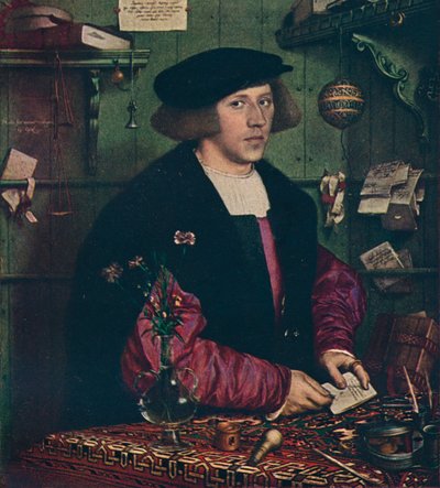 Köpmannen Georg Gisze, 1532 av Hans Holbein der Jüngere