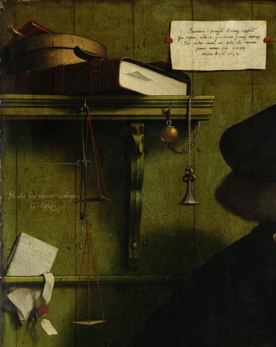 Köpmannen Georg Gisze Detalj, 1532 av Hans Holbein der Jüngere
