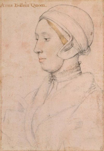 Okänd Lady Anne Boleyn, 1536 av Hans Holbein der Jüngere