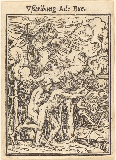 Vßtribung Ade Eue av Hans Holbein der Jüngere