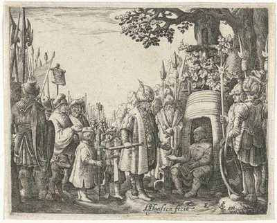 Alexander den store och Diogenes av Hans Janssen