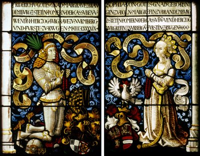 Markgreve Fredrik av Brandenburg-Ansbach 1460–1536 och hans hustru Sophia Jagiellon 1464–1512, 149 av Hans Kamberger
