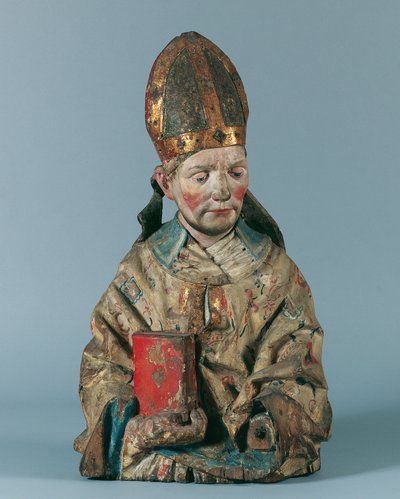 halvfigur av St. biskop av Hans Klocker (Umkreis)