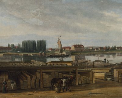 Från området Dresden, ca 1829-30 (olja på duk) av Hans Leganger Reusch