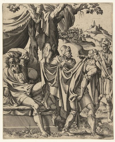 Noas fylleri av Hans Liefrinck (I) (attributed to)