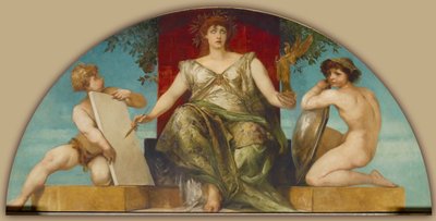 Allegori över lagen och sanningen i representationen av Hans Makart
