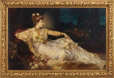 Charlotte Wolter (1834-1897) som "Messalina" i "Arria och Messalina" av Adolf von Wilbrandt av Hans Makart