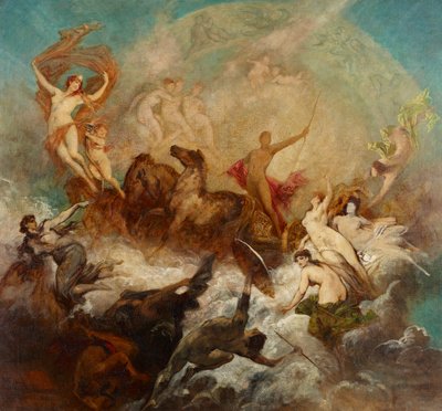 Ljusets seger över mörkret av Hans Makart
