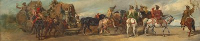 Skiss till paraden 1879 – Ölbryggarna av Hans Makart