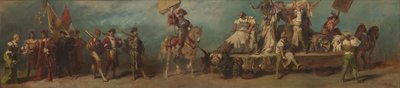 Utformning för festtåget 1879 - Garvarna av Hans Makart