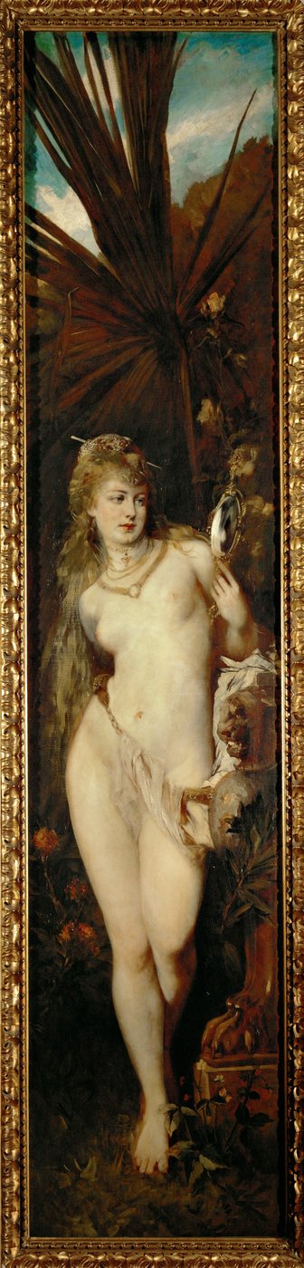 Sight - från serien Die fuenf Sinne ... (olja på duk) av Hans Makart