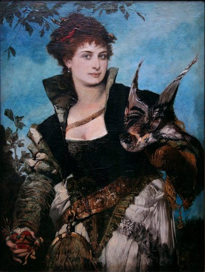Falkenererskan av Hans Makart