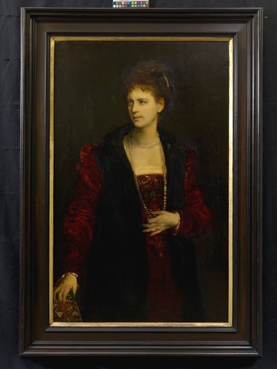 Zerline Gabillon, född i Würzburg (1834–1892), skådespelerska av Hans Makart