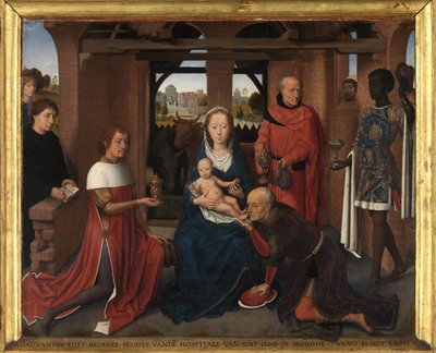 Centralpanel av Jan Floreins triptyk av Hans Memling