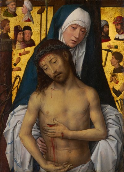 Jungfru Maria visar sorgens man av Hans Memling