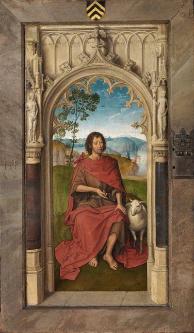 Ytterpanel av Jan Floreins triptyk av Hans Memling