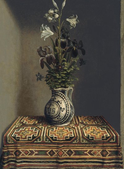 Blommor i en kanna, ca 1485 av Hans Memling