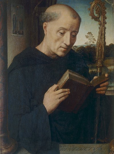St Benedictus, 1487 av Hans Memling