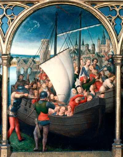 St Ursula Shrine, Martyrium, 1489 av Hans Memling