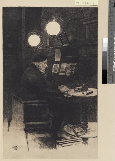 Hartmann spelar orgel av Hans Nikolaj Hansen
