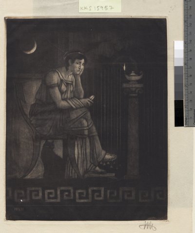 Penelope med vävstolen av Hans Nikolaj Hansen