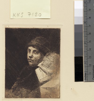Porträtt av en ung man av Hans Nikolaj Hansen