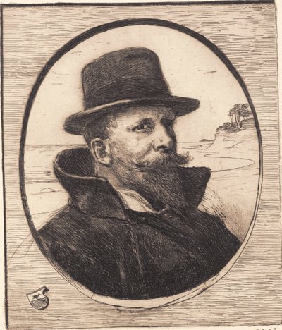 "Självporträtt" av Hans Nikolaj Hansen