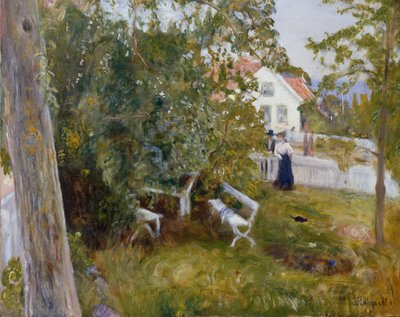 Sommarlandskap av Hans Olaf Heyerdahl