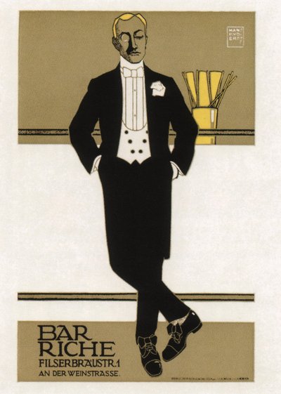 Bar Riche, 1907 av Hans Rudi Erdt