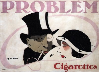 Problemcigaretter, 1912 av Hans Rudi Erdt