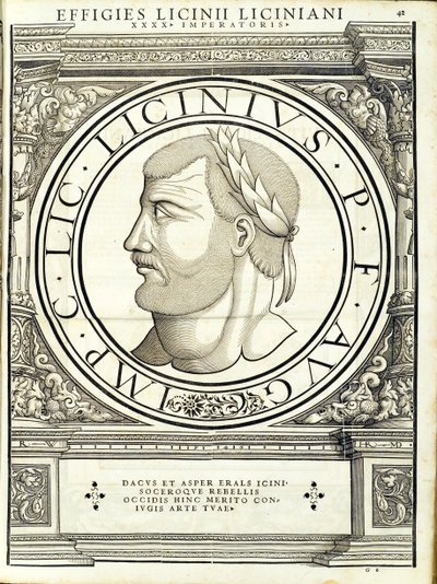 Licinius I, illustration från 