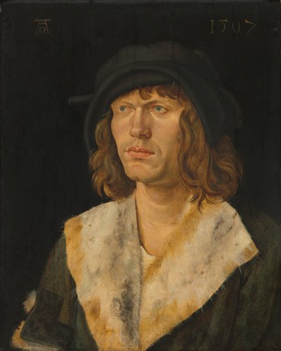 Porträtt av en man, ca. 1507. av Hans Schäufelein the Elder