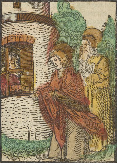 St. John in Prison, från Das Plenarium, 1517. av Hans Schäufelein the Elder